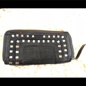 Free People Dark blue wallet
